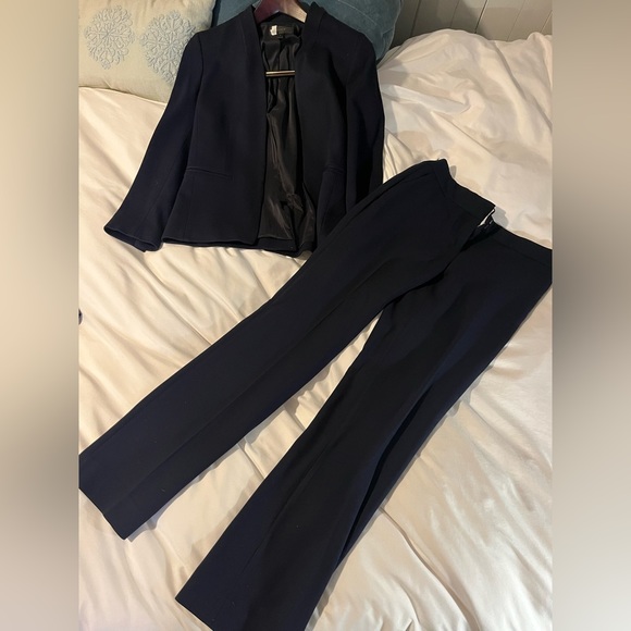 J Crew Navy Business Pants Suit - Picture 1 of 1